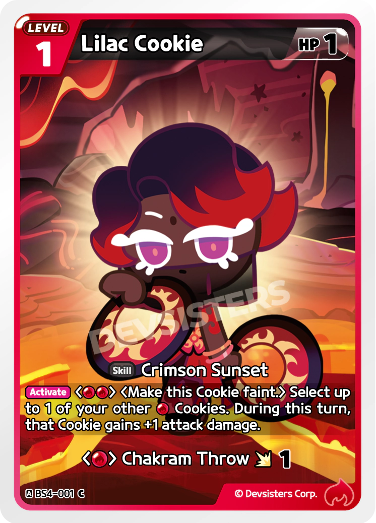Image for Lilac Cookie (BS4-001) [Age of Heroes and Kingdoms] - CookieRun: Braverse TCG