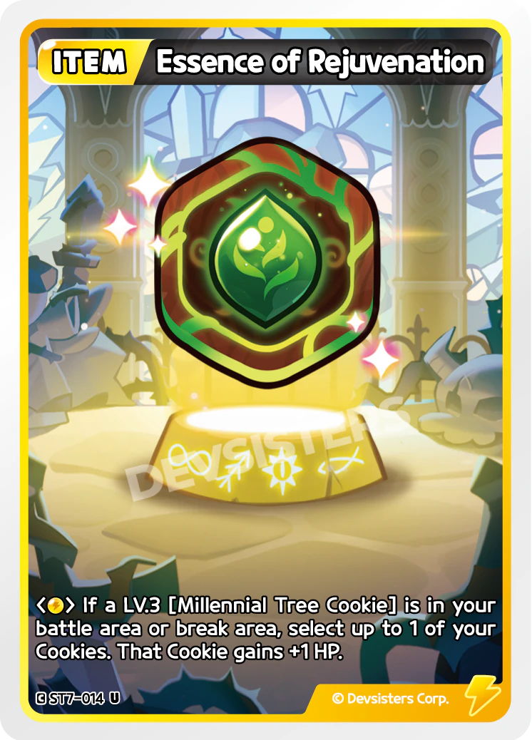 Image for Essence of Rejuvenation (ST7-014) [Tree of Life] - CookieRun: Braverse TCG