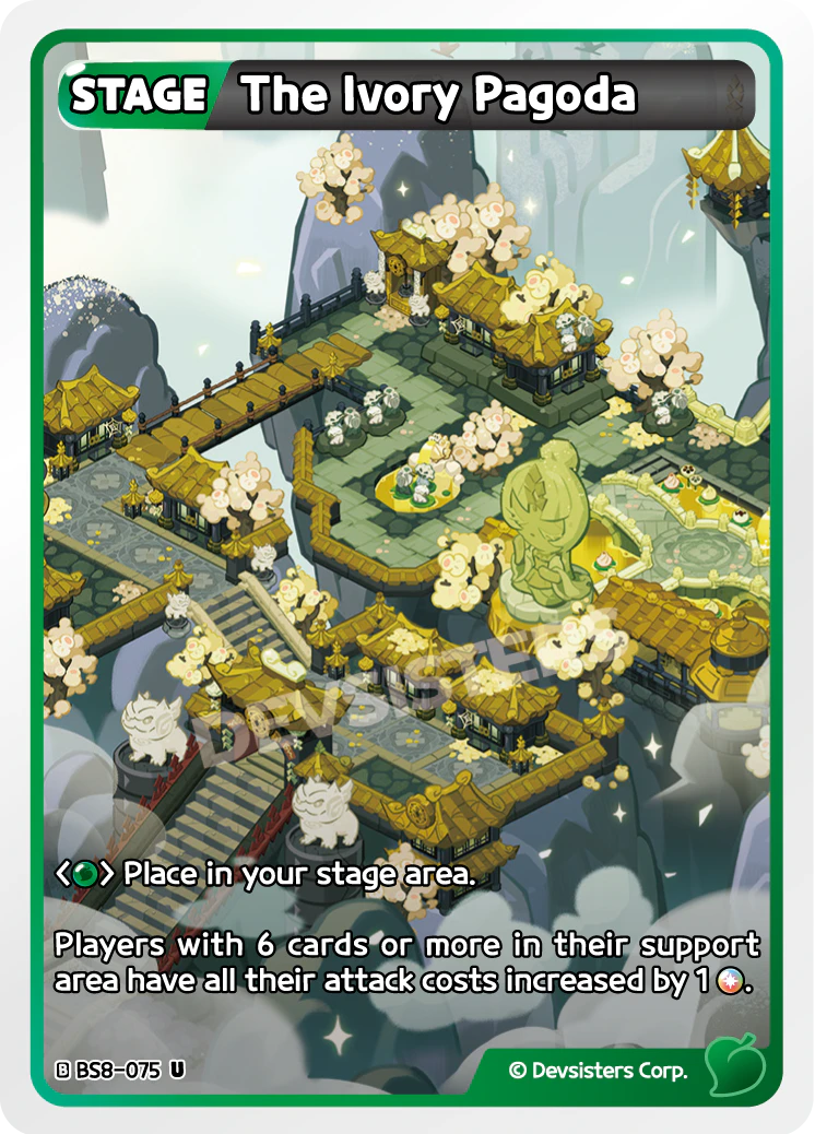 Image for The Ivory Pagoda (BS8-075) [Land of Fire & Ruin, Realm of Apathy] - CookieRun: Braverse TCG