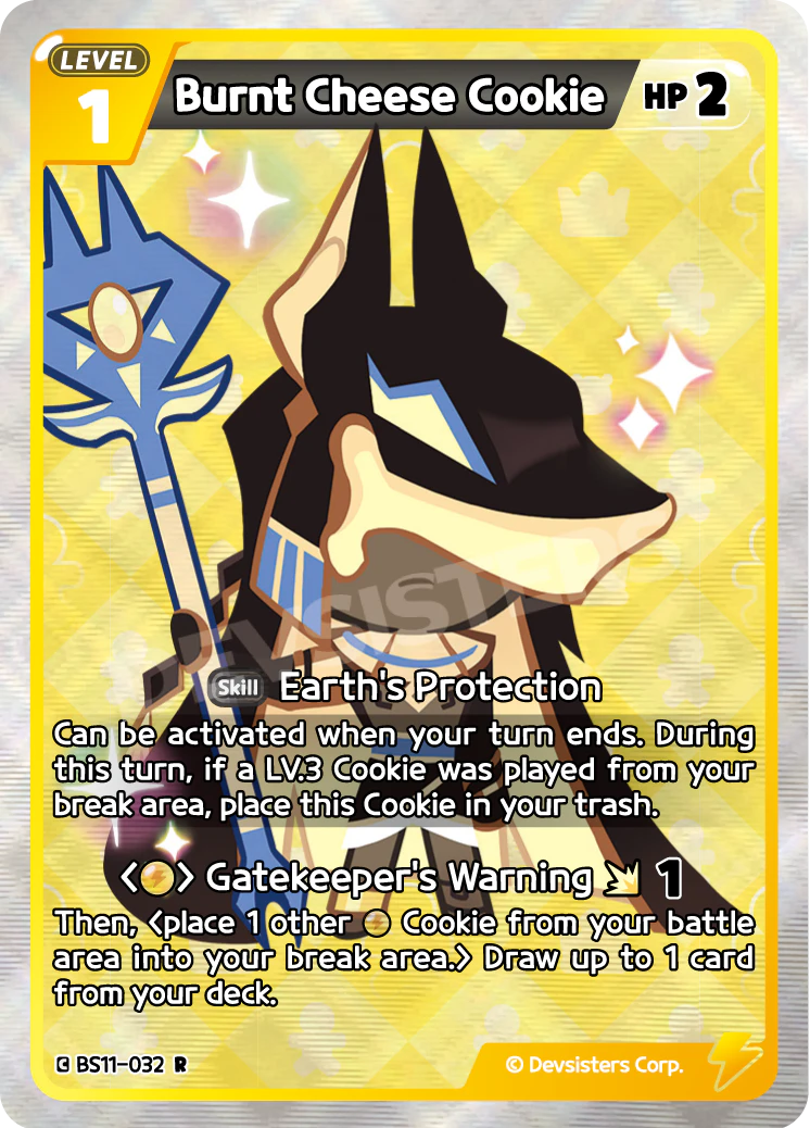 Image for Burnt Cheese Cookie (BS11-032) [The Dark Enchantress War] - CookieRun: Braverse TCG