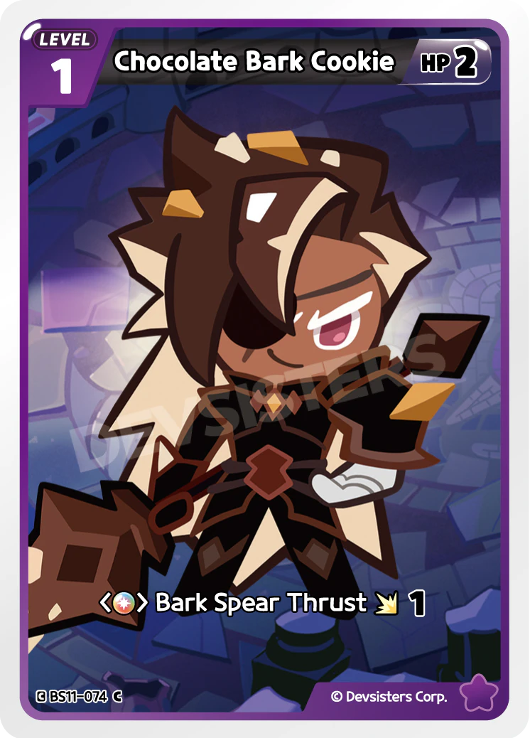Image for Chocolate Bark Cookie (BS11-074) [The Dark Enchantress War] - CookieRun: Braverse TCG