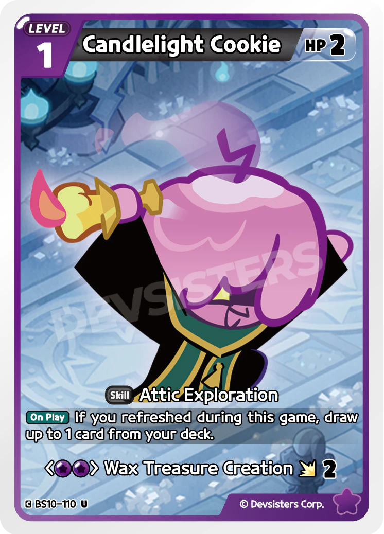 Image for Candlelight Cookie (BS10-110) [Paradise of Passion & Sloth / Catacombs of Silence] - CookieRun: Braverse TCG
