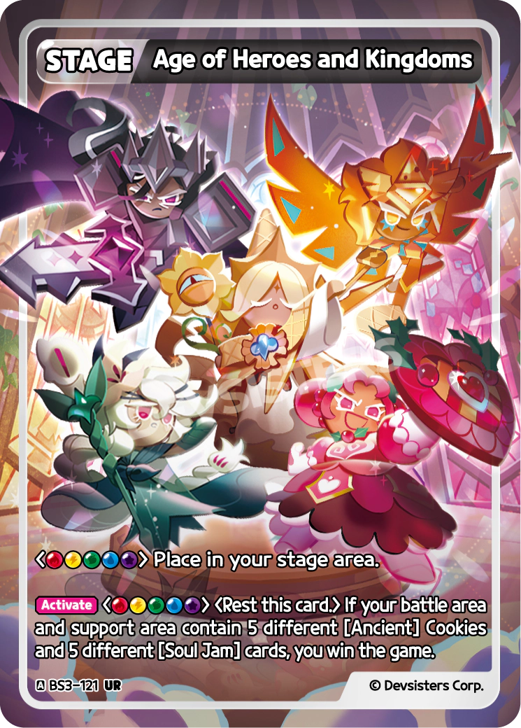 Image for Age of Heroes and Kingdoms (BS3-121) [Age of Heroes and Kingdoms] - CookieRun: Braverse TCG