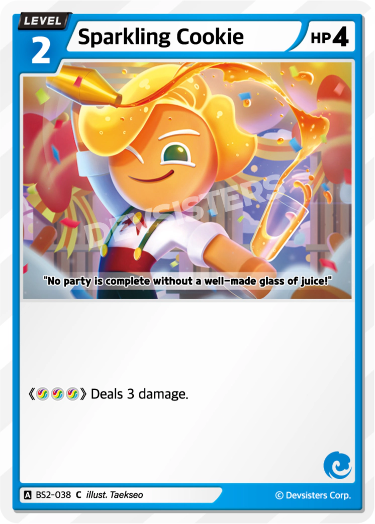 Image for Sparkling Cookie (BS2-038) [BRAVE BEGINNING] - CookieRun: Braverse TCG