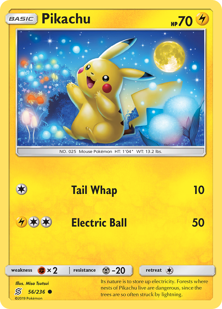 pokemon sun and moon pikachu card Ash's SM108 I Choose You Promo & Promos Toys Evolves from null Type Pikachu (56/236) [Sun & Moon: