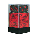 Translucent: 16mm D6 Smoke/Red (12)