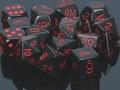 Opaque: Poly Set Black/Red (7)