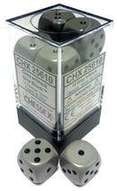 Opaque: 16mm D6 Grey/Black (12)