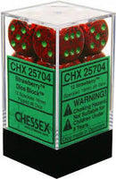 Speckled: 16mm D6 Strawberry (12)