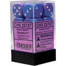 Speckled: 16mm D6 Silver Tetra (12)