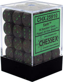 Earth Elemental 12mm D6 Dice Block (36)