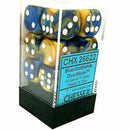 Gemini: 16mm D6 Blue Gold/White (12)