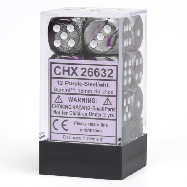 Gemini 2: 16mm D6 Purple Steel/White(12)