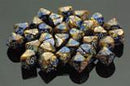 Gemini: 12mm D6 Blue Gold/White (36)
