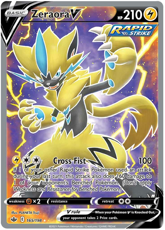 Zeraora V (165/198) [Sword & Shield: Chilling Reign]