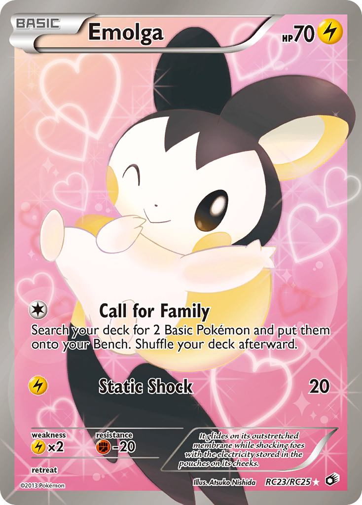 Pokemon Legendary Treasures Radiant Collection Emolga RC23
