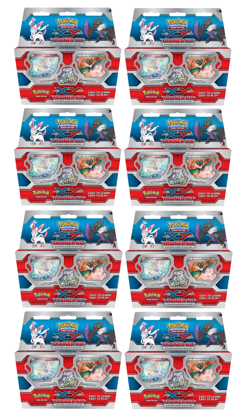 XY: Trainer Kit - 2-Player Learn-to-Play Set Display (Sylveon & Noivern)