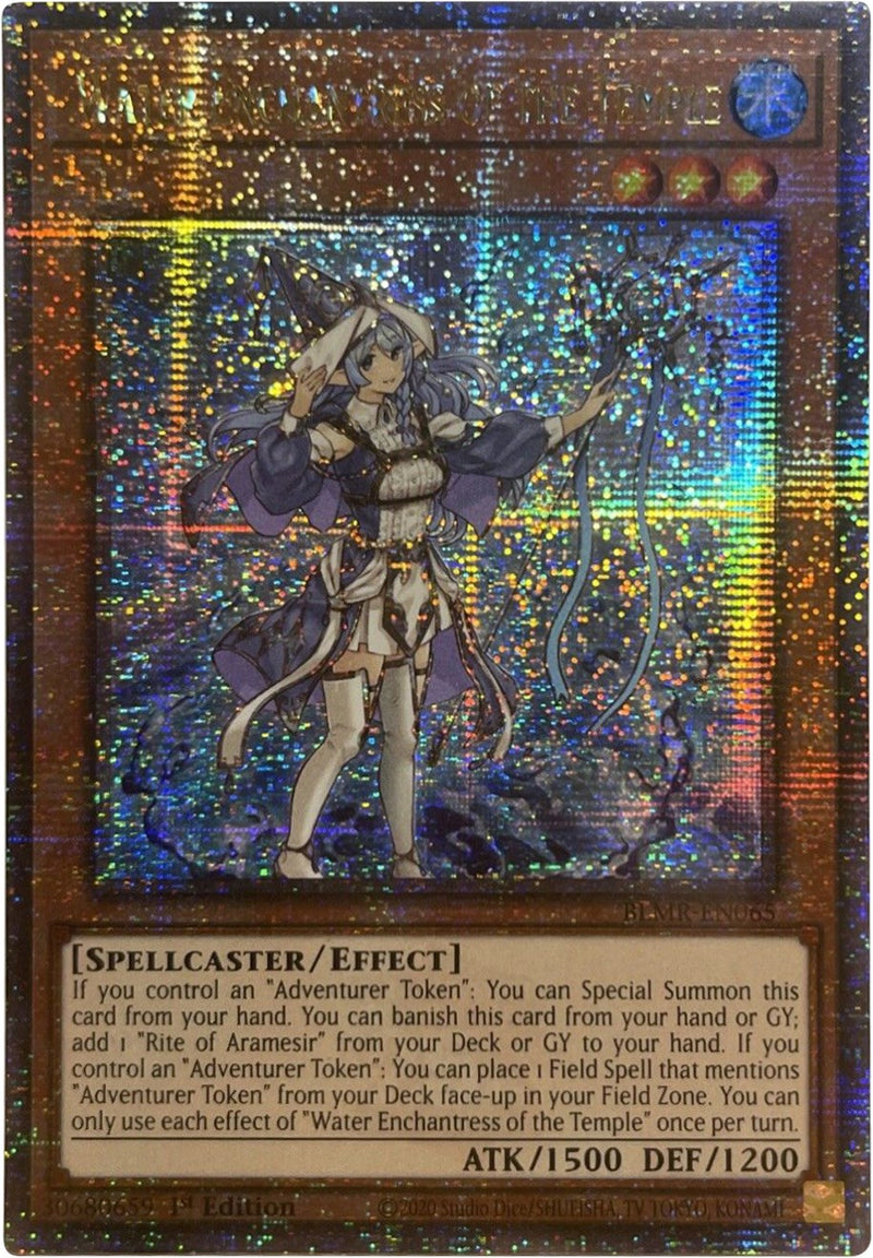 Water Enchantress of the Temple [BLMR-EN065] Quarter Century Secret Ra