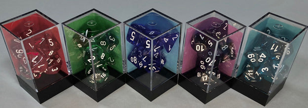 Translucent: Poly D10 Blue/White (10) Revised