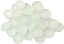 Crystal Clear Frosted Glass Stones in 5.5` Tube (40)