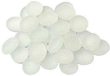 Crystal Clear Frosted Glass Stones in 5.5` Tube (40)