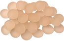 Crystal Pink Frosted Glass Stones in 5.5` Tube (40)