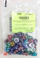 Translucent: Poly TENS D10 Assorted Bag of Dice (50)