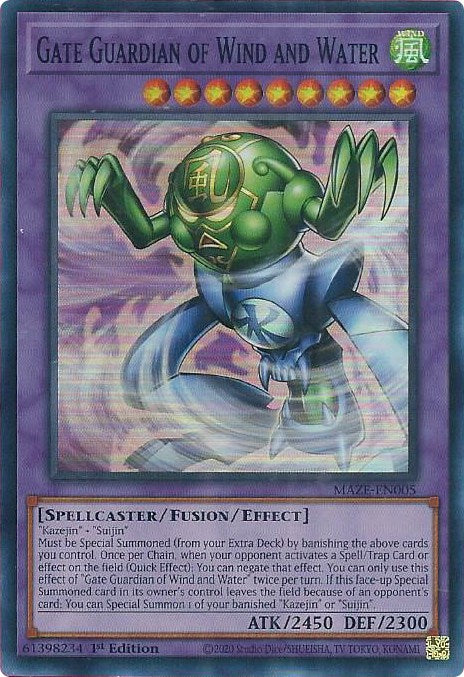 yugioh gate guardian card SGX2-END01 Gate Guardian :: Secret Rare 1st Edition Mint YuGiOh Card