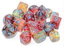 Nebula: 16mm d6 Primary/blue Luminary Dice Block (12 dice)