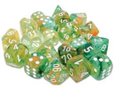 Nebula: Spring/white Luminary Set of Ten Luminary d10s