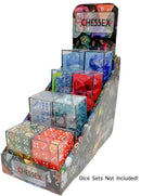 Empty Full-Color Cardboard Dice Set Display (holds 8)