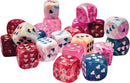 Bag of 50 Heart 16mm d6 w/pips