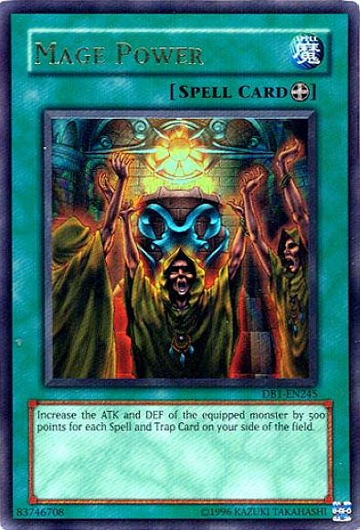 yugioh mage cards Mage Power [DB1-EN245] Ultra Rare