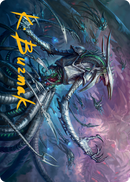 Jin-Gitaxias Art Card (Gold-Stamped Signature) [March of the Machine Art Series]