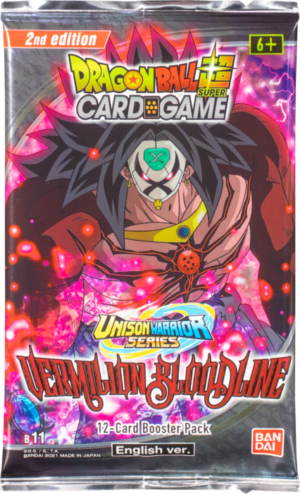 Unison Warrior Series: Vermilion Bloodline (2nd Edition) [DBS-B11] - Booster Pack