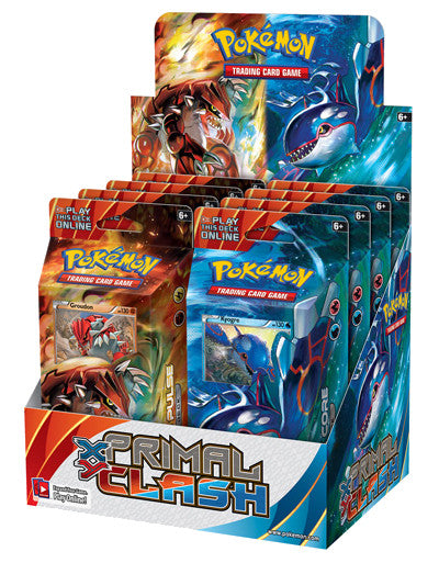 XY: Primal Clash - Theme Deck Display